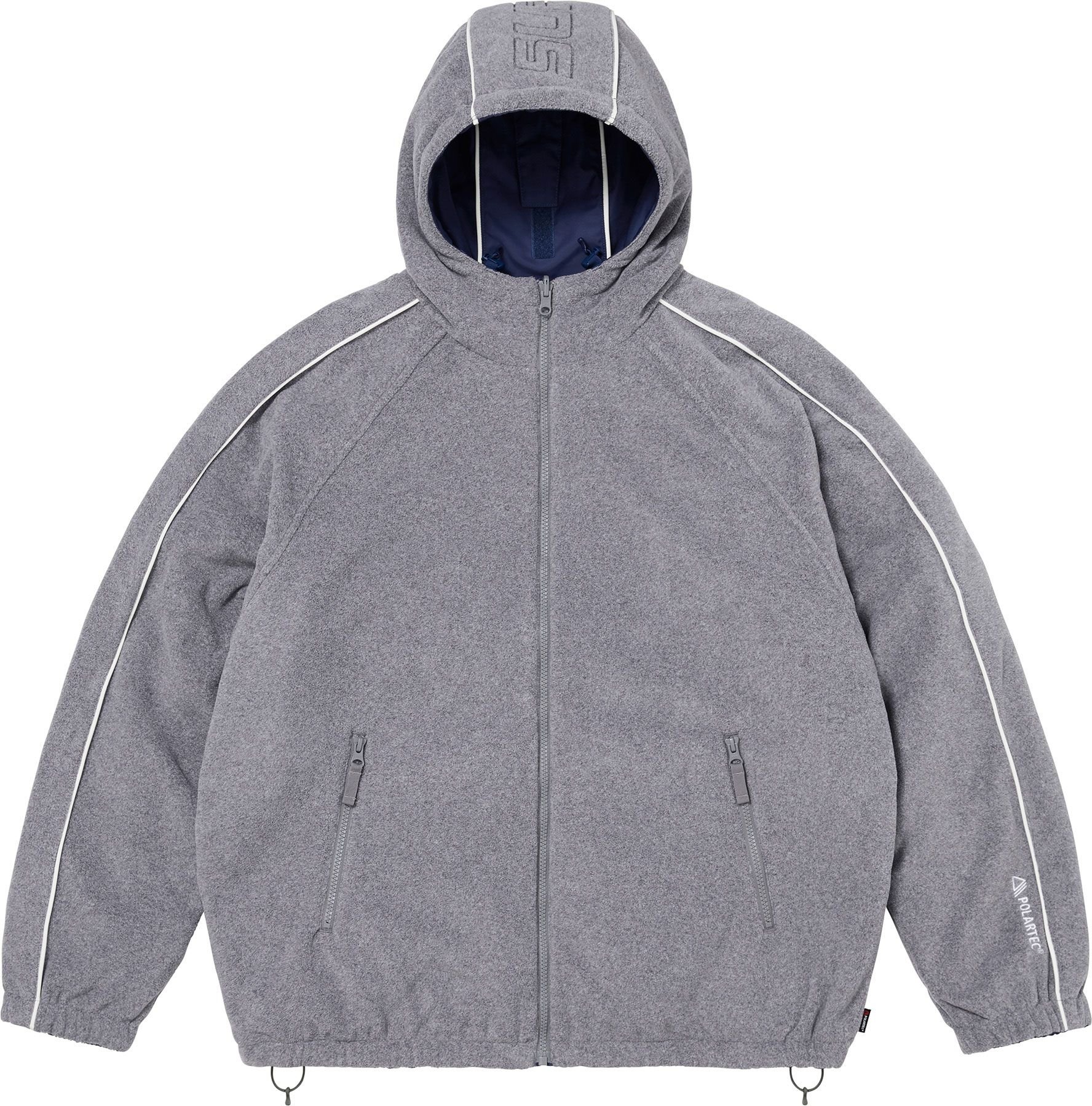 Polartec® Reversible Hooded Track Jacket view 7